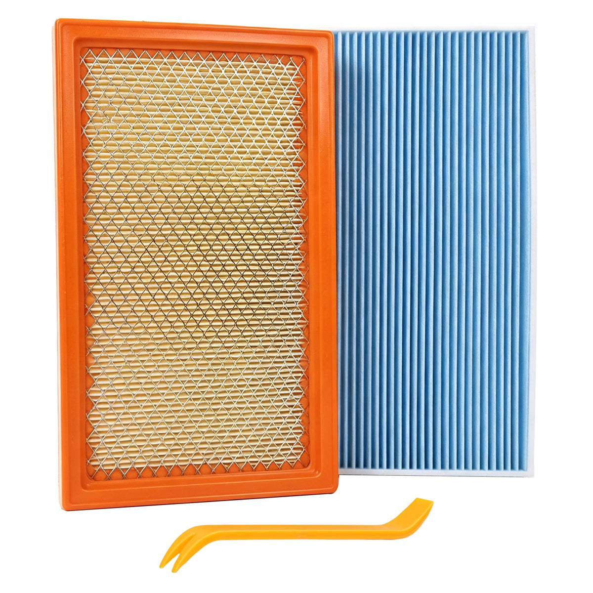 ryvclim kit front packaging showing both engine and cabin filters, clear matching fit