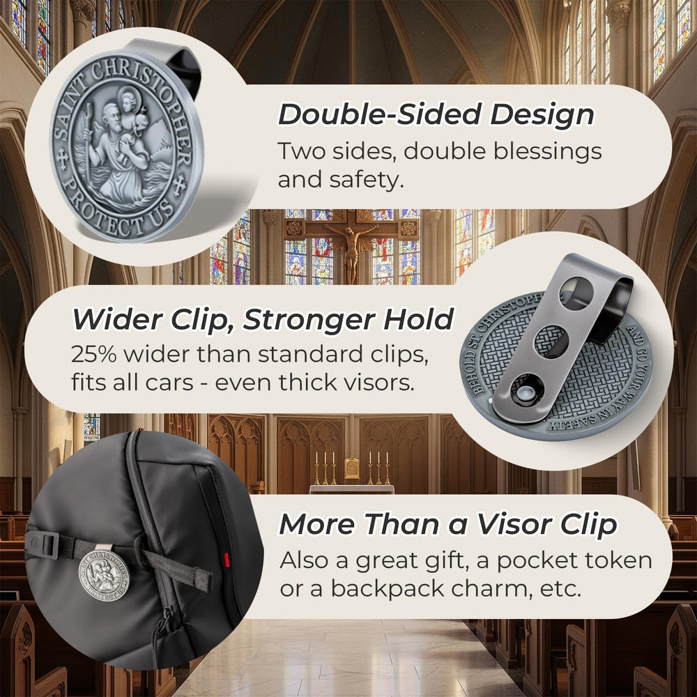 RYYOF back medal view showing blessing text, provides visible travel encouragement