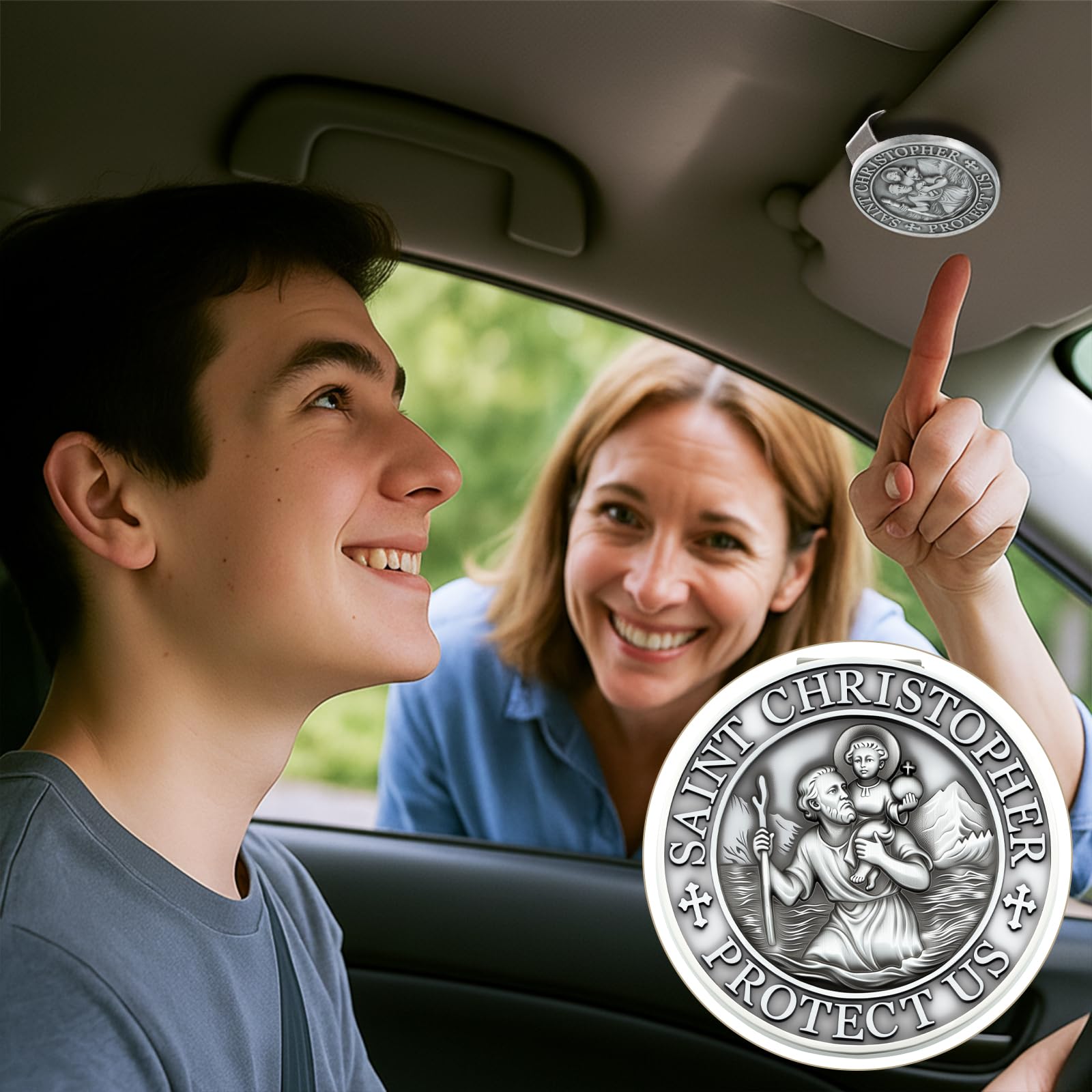 RYYOF lifestyle driver gift setting in car, presents meaningful gift-ready accessory