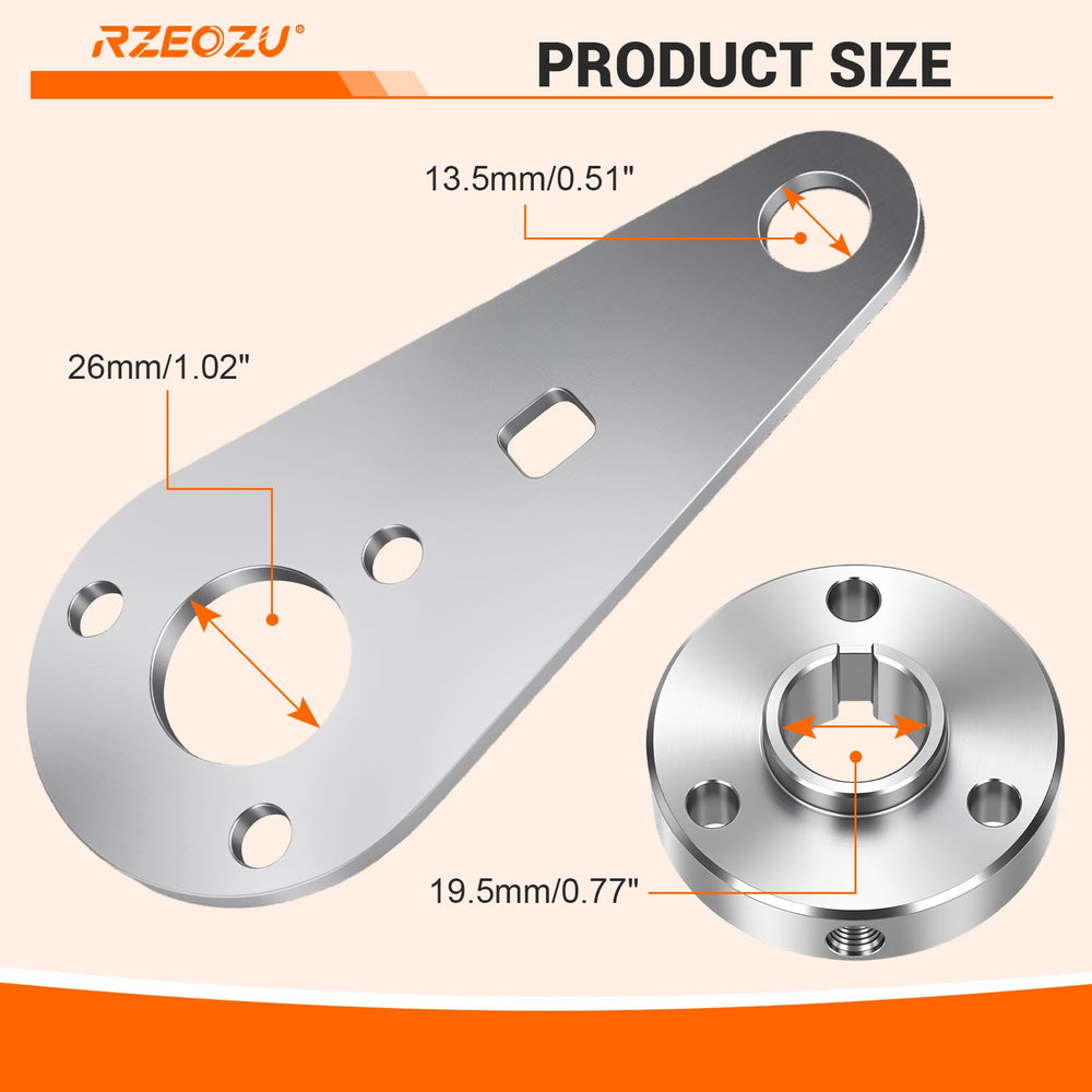 RZEOZU 3/8 inch square hole engaged with ratchet for stable counter-torque