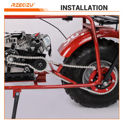 RZEOZU chain breaker tool close-up demonstrating easy onsite chain cutting and fit
