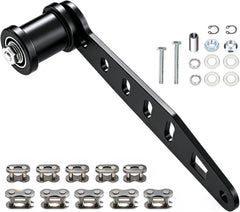 RZEOZU front assembly tensioner showing flush fit and secure chain guidance