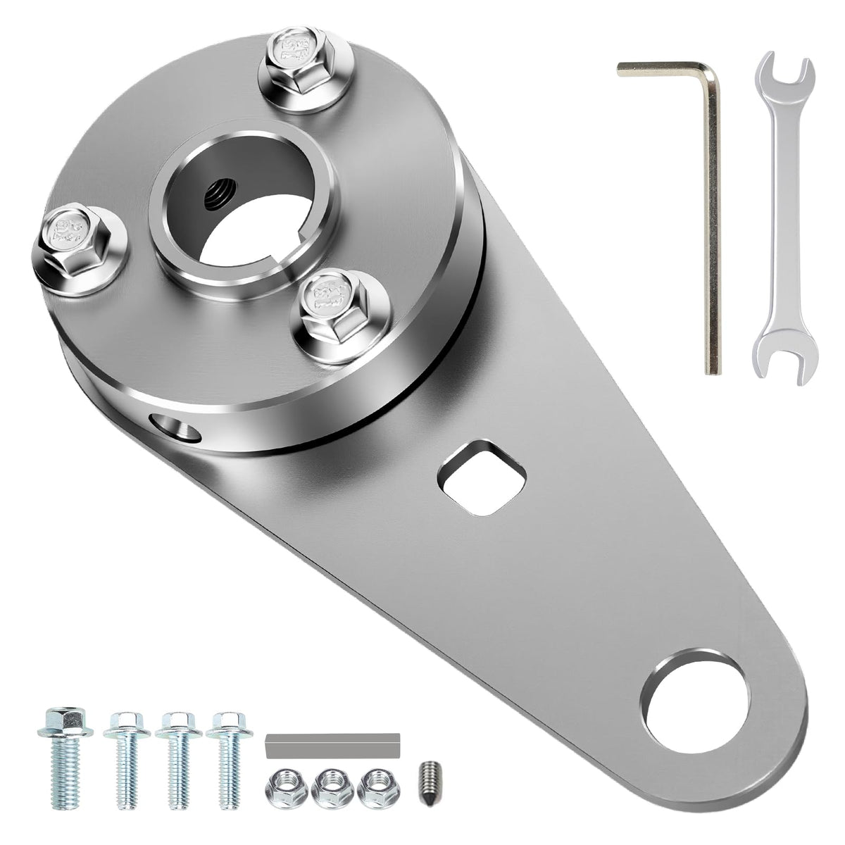 RZEOZU front view of complete crankshaft holder kit showing durable build and readiness
