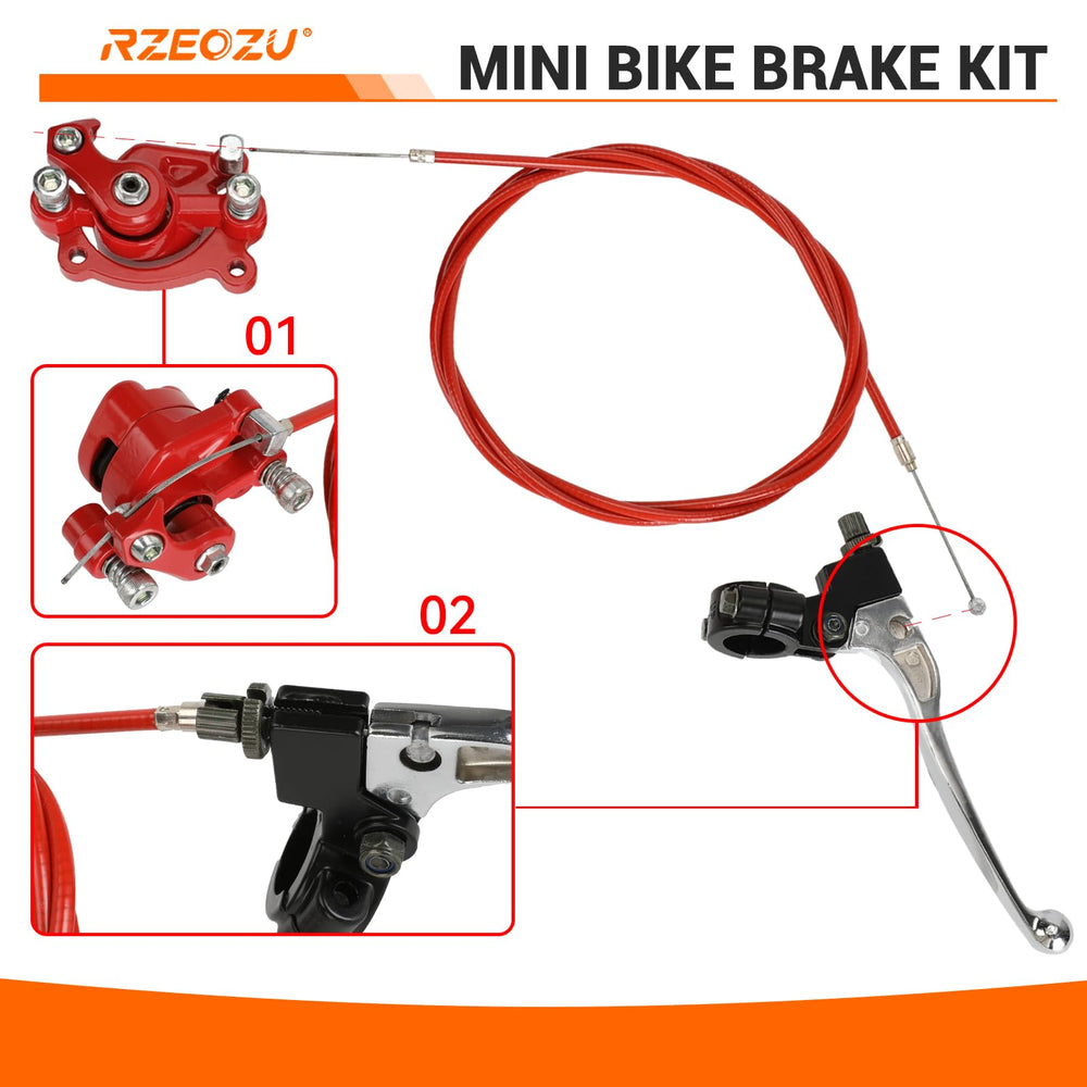 RZEOZU mounting hardware layout with screws nuts ties and wrenches for hassle-free installation