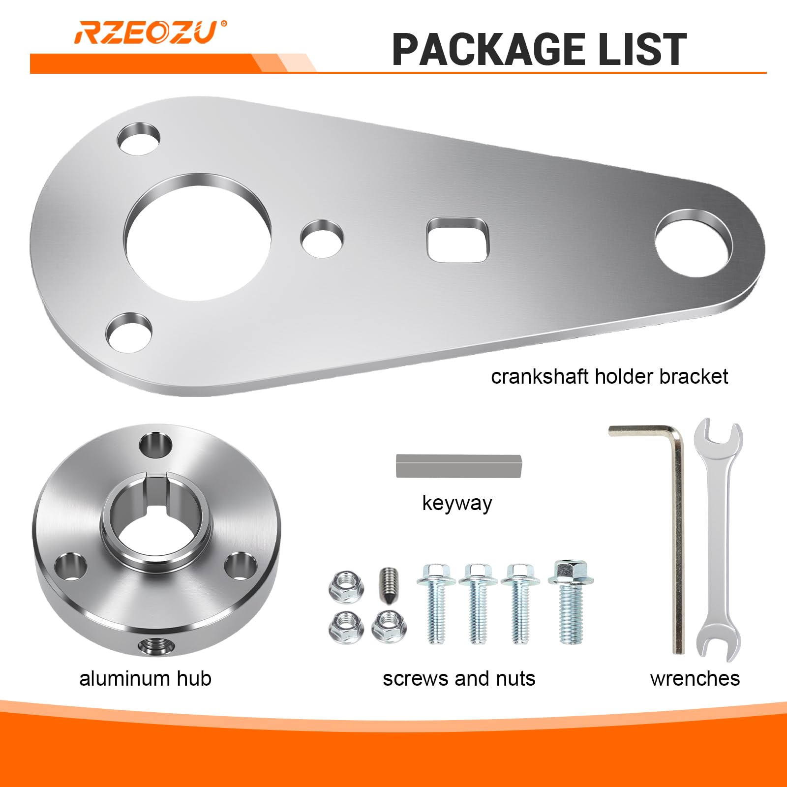 RZEOZU in a workshop while holding crank during flywheel installation, improving efficiency