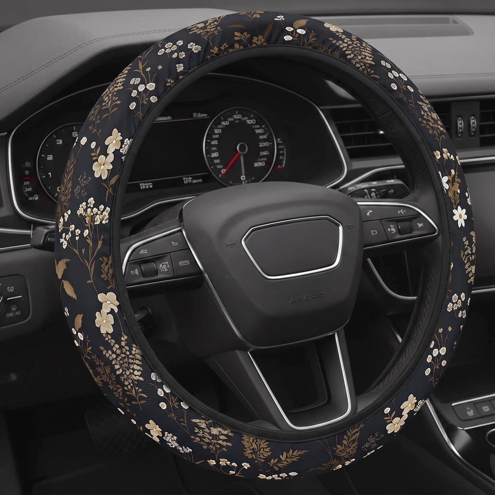 SAADIAUTO front view showing boho wildflower cover brightening interior