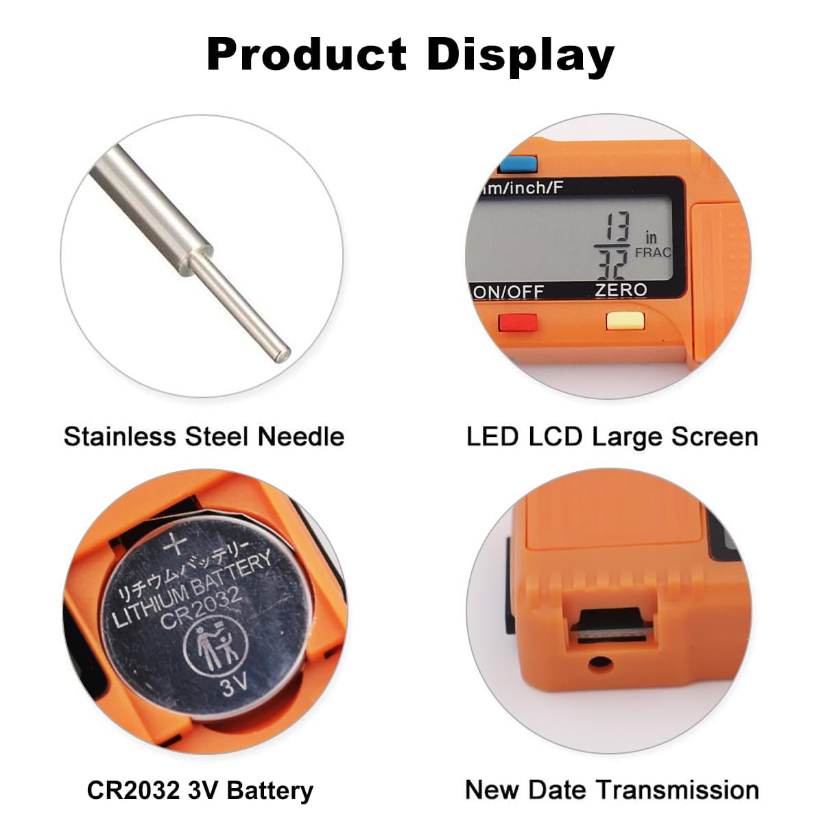 SAFELIFE large LCD display detail showing depth readout and depth bar for clarity