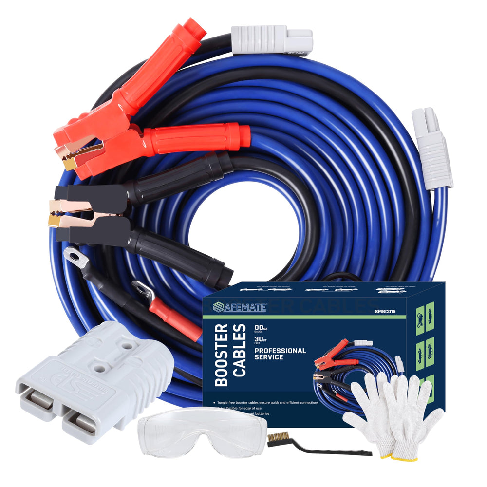 SAFEMATE front packaging showing jumper cables and kit benefits