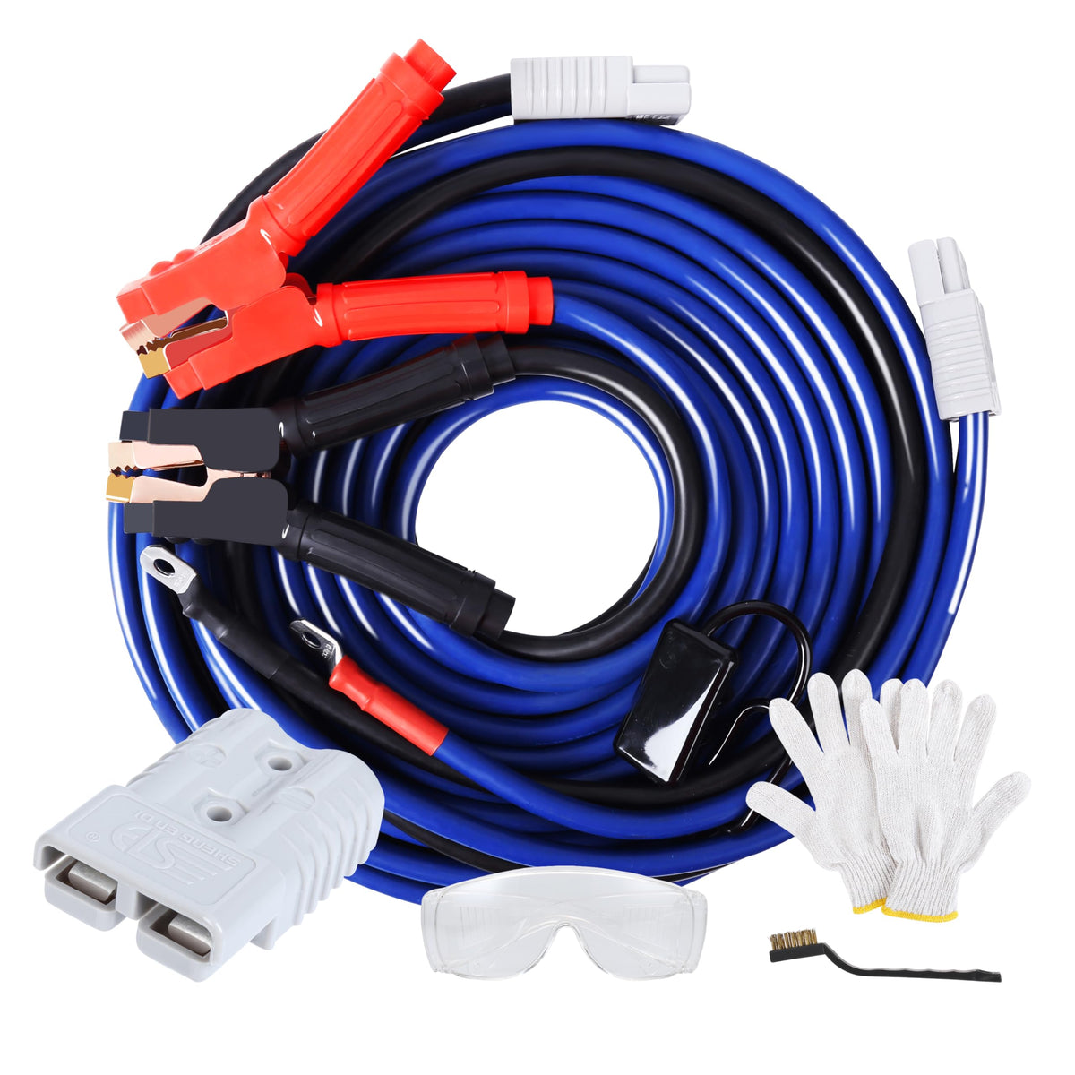 SAFEMATE front packaging showing heavy duty jumper cable kit and benefits