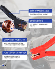 SAFEMATE quick-connect plug mounted to battery for fast emergency connection
