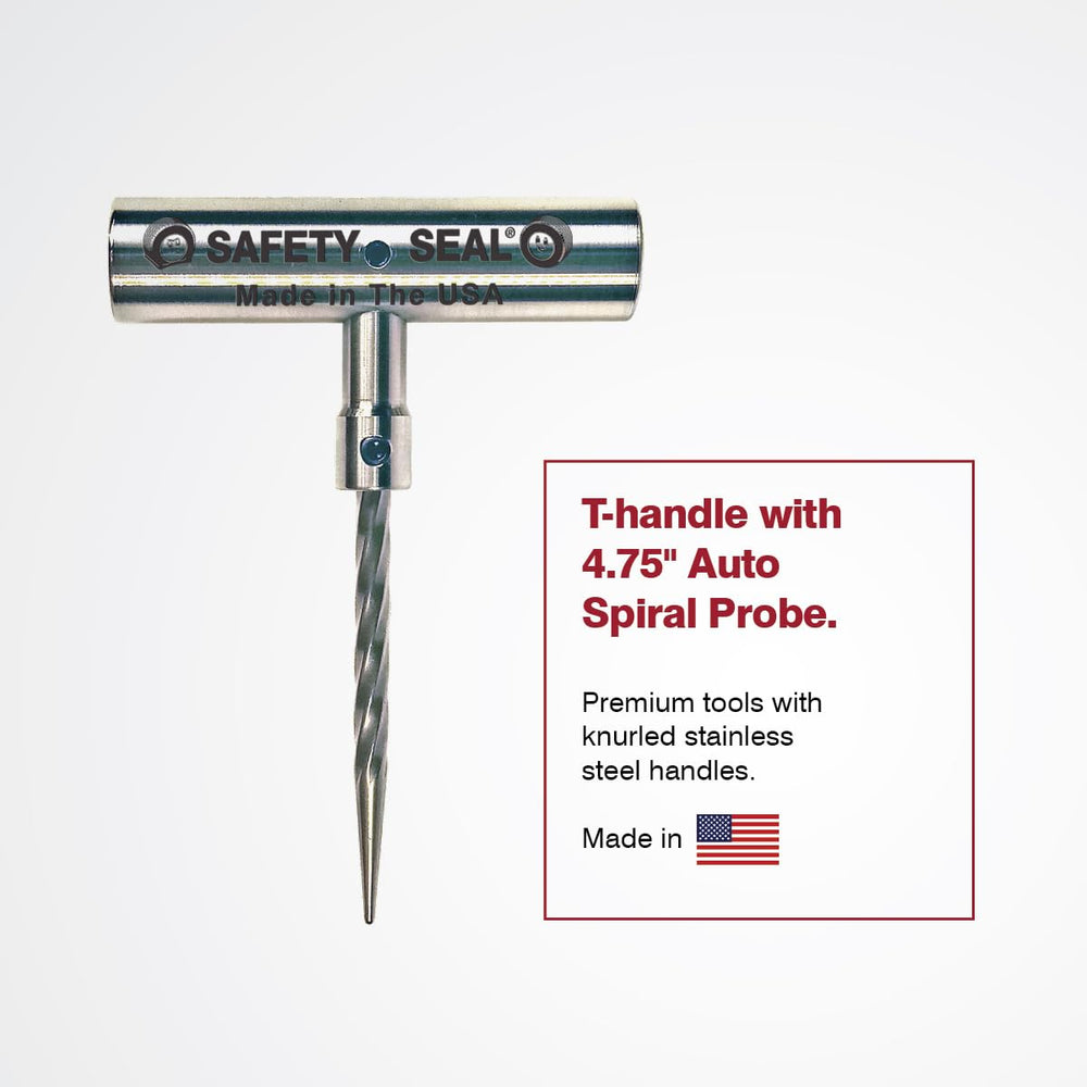 Safety Seal lubricant container to ease plug insertion and improve sealing performance