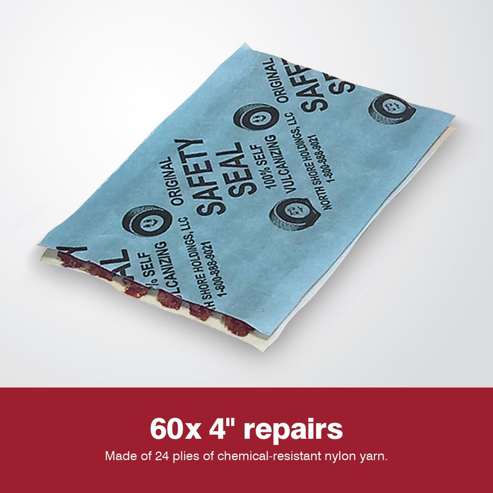 Safety Seal detail of repair patch texture highlighting adhesion-ready surface
