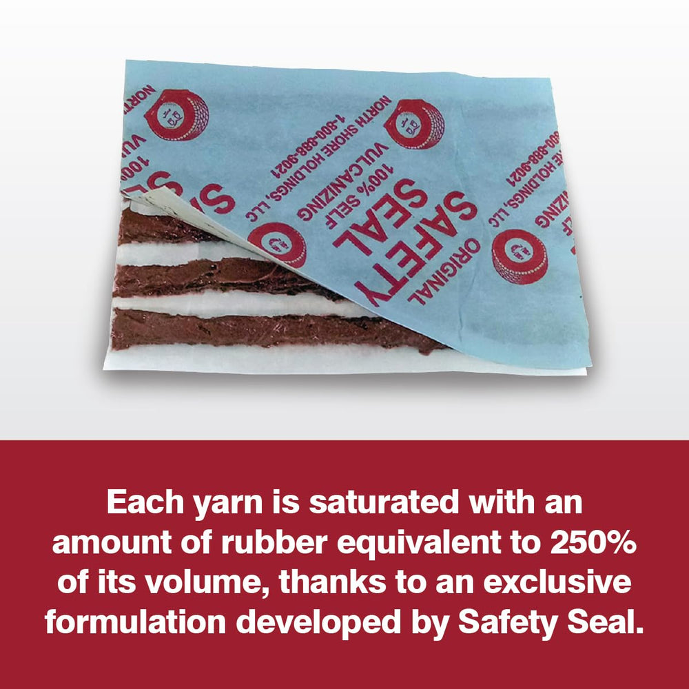 Safety Seal plug being inserted with tool demonstrating easy installation and quick repair benefit