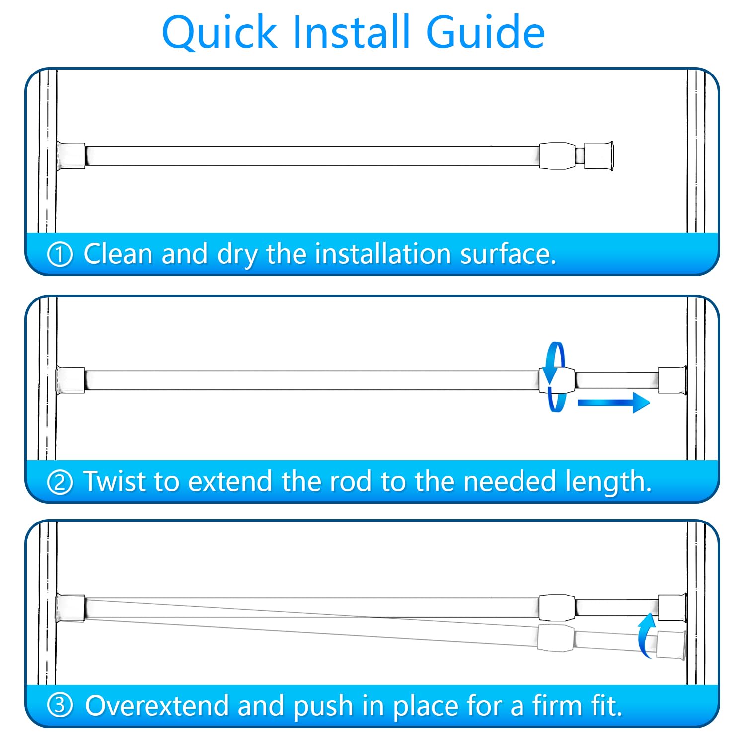 Safoner rod across refrigerator shelf preventing sliding containers