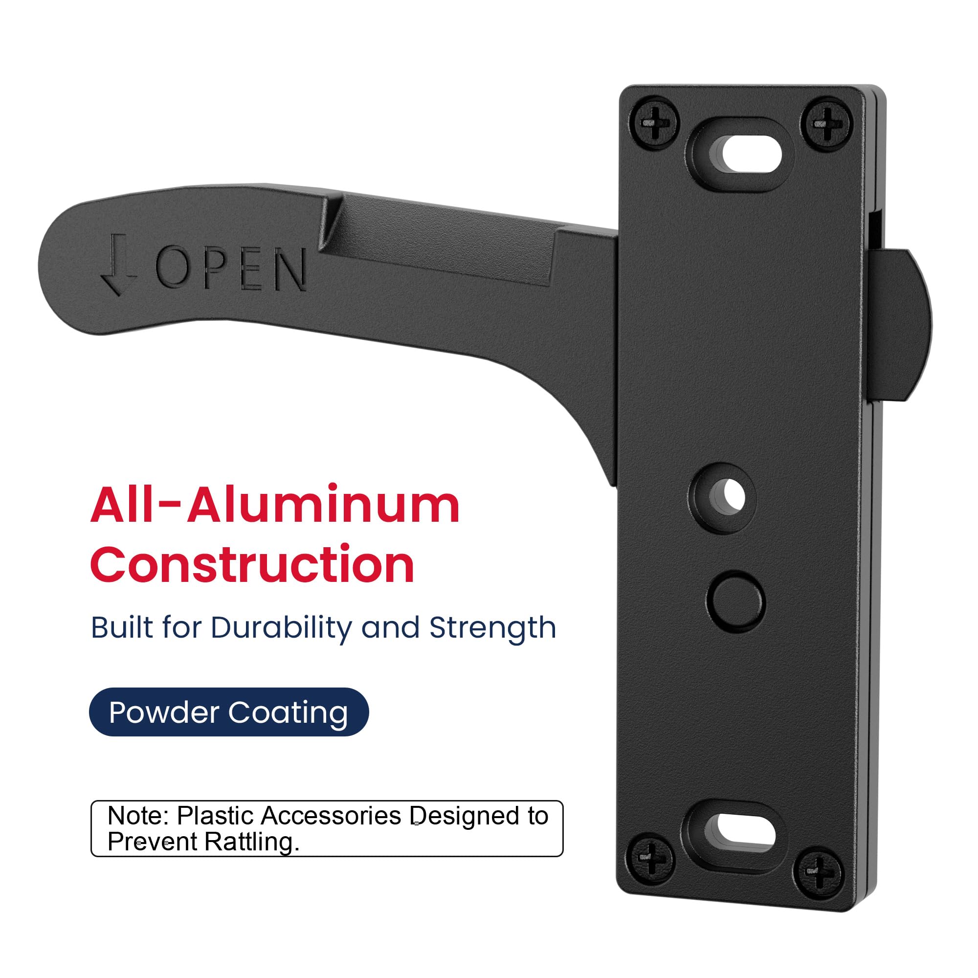 Safoner handle close-up texture highlighting solid aluminum construction and smooth operation