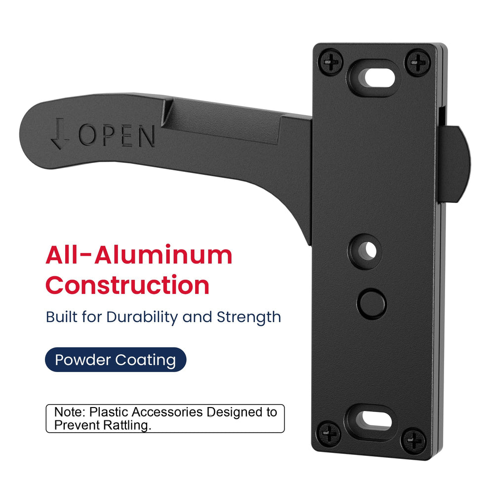 Safoner handle close-up texture highlighting solid aluminum construction and smooth operation