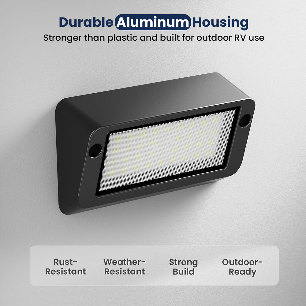 Safoner porch light waterproof seal detail showing IP67 weather protection