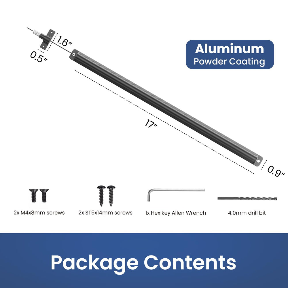 Safoner next to ruler showing compact size for easy installation and space savings