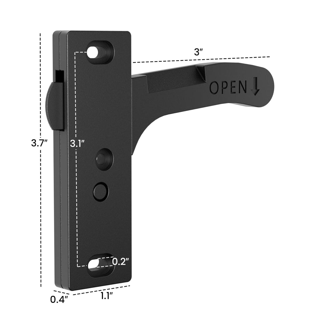 Safoner side profile aluminum handle highlighting strong construction and low wear