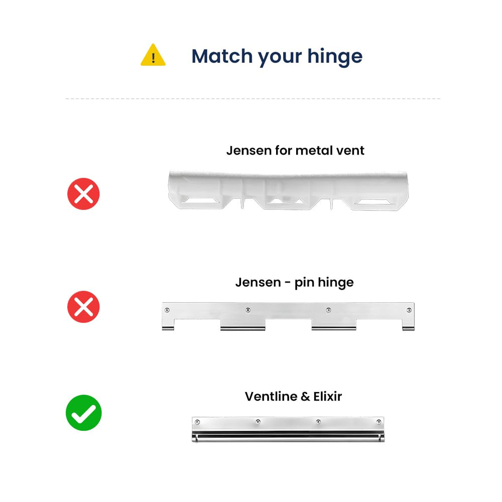 Safoner side profile showing metal hinge strength and long-lasting function