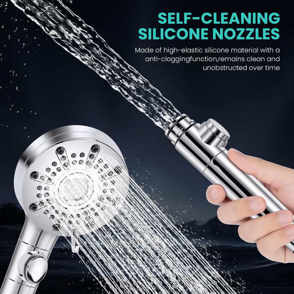 Saidrip stainless-steel hose and universal G1/2 connector for easy install