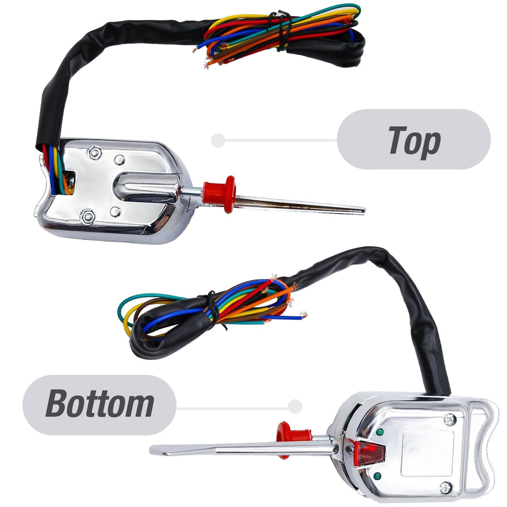 Saihisday 12V flasher unit laid out separately for plug-and-play replacement