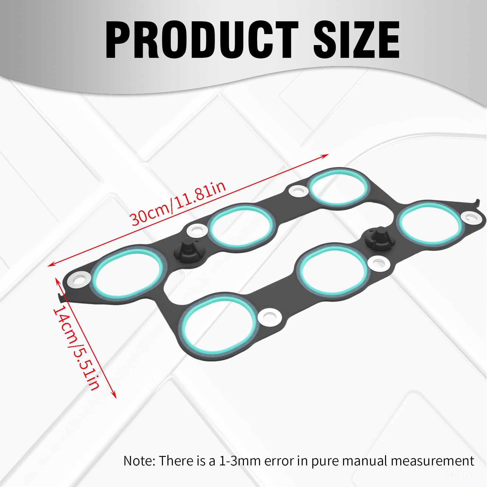 Saihisday gasket held in hand to show scale and ease-of-fit advantage
