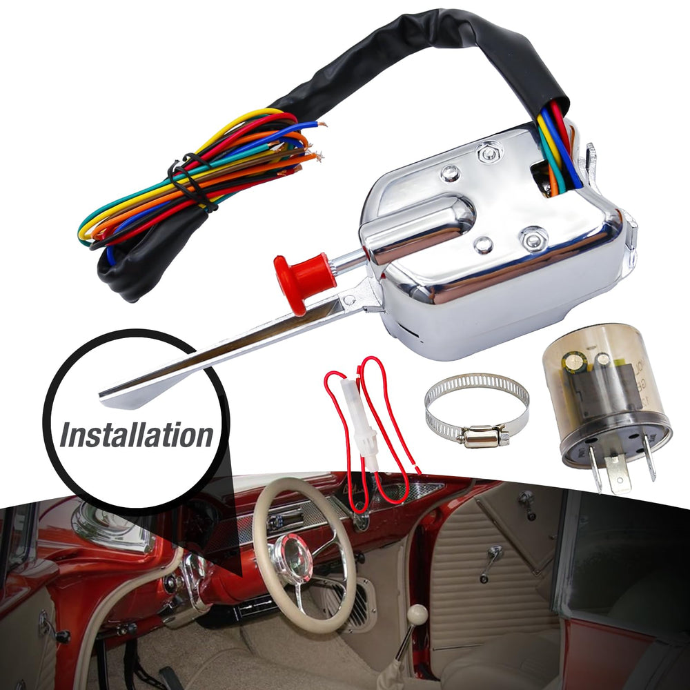Saihisday switch installed in vehicle dashboard demonstrating simple DIY fit