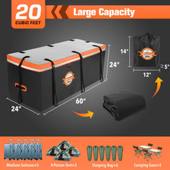 Sailnovo detailed straps and buckles securing bag to carrier for stability