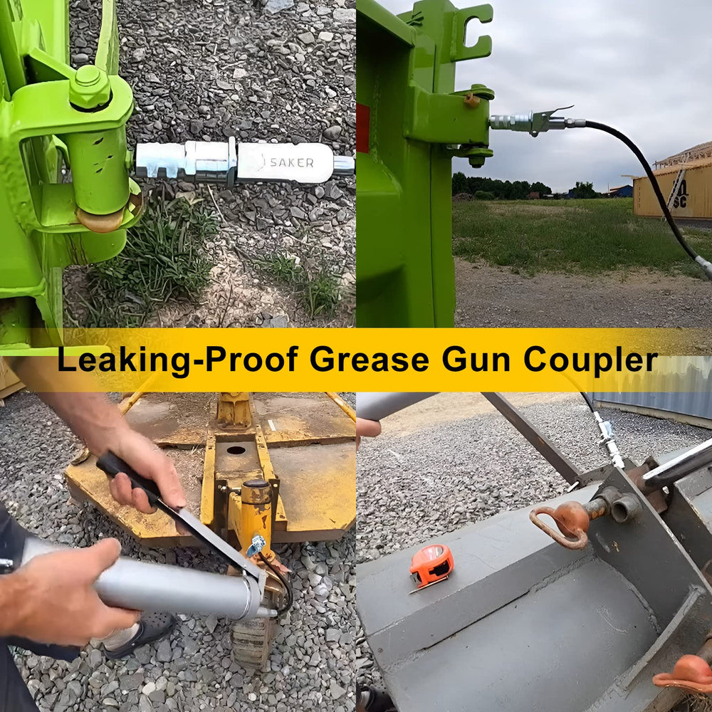 Saker coupler closeup of sealing gasket highlighting leak protection benefit