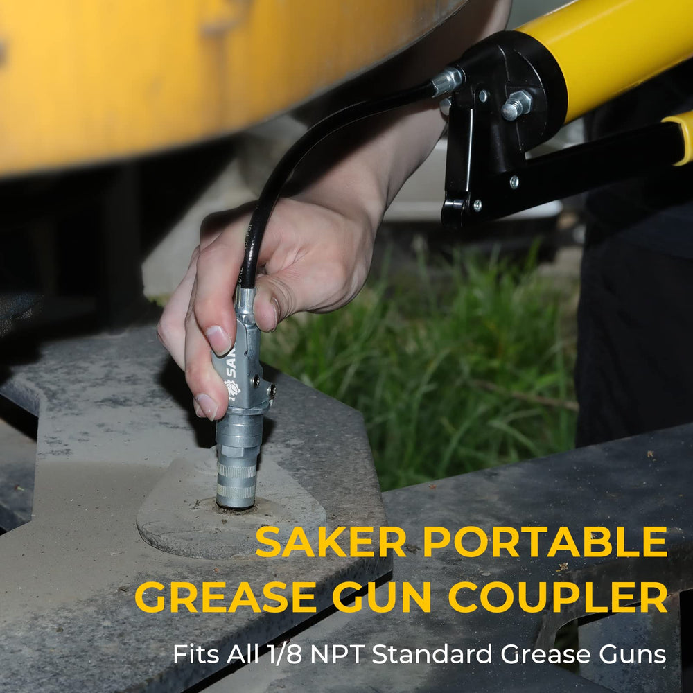 Saker coupler on workshop bench illustrating heavy‑duty durability benefit