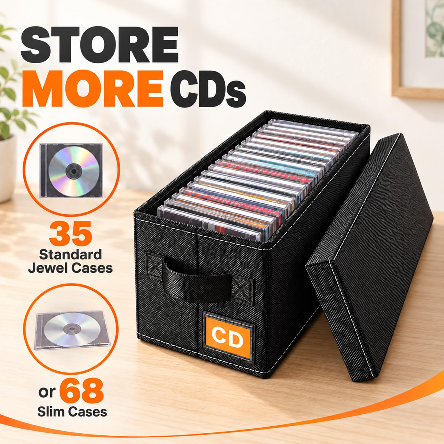 Salajory folded flat to save space and show easy storage convenience