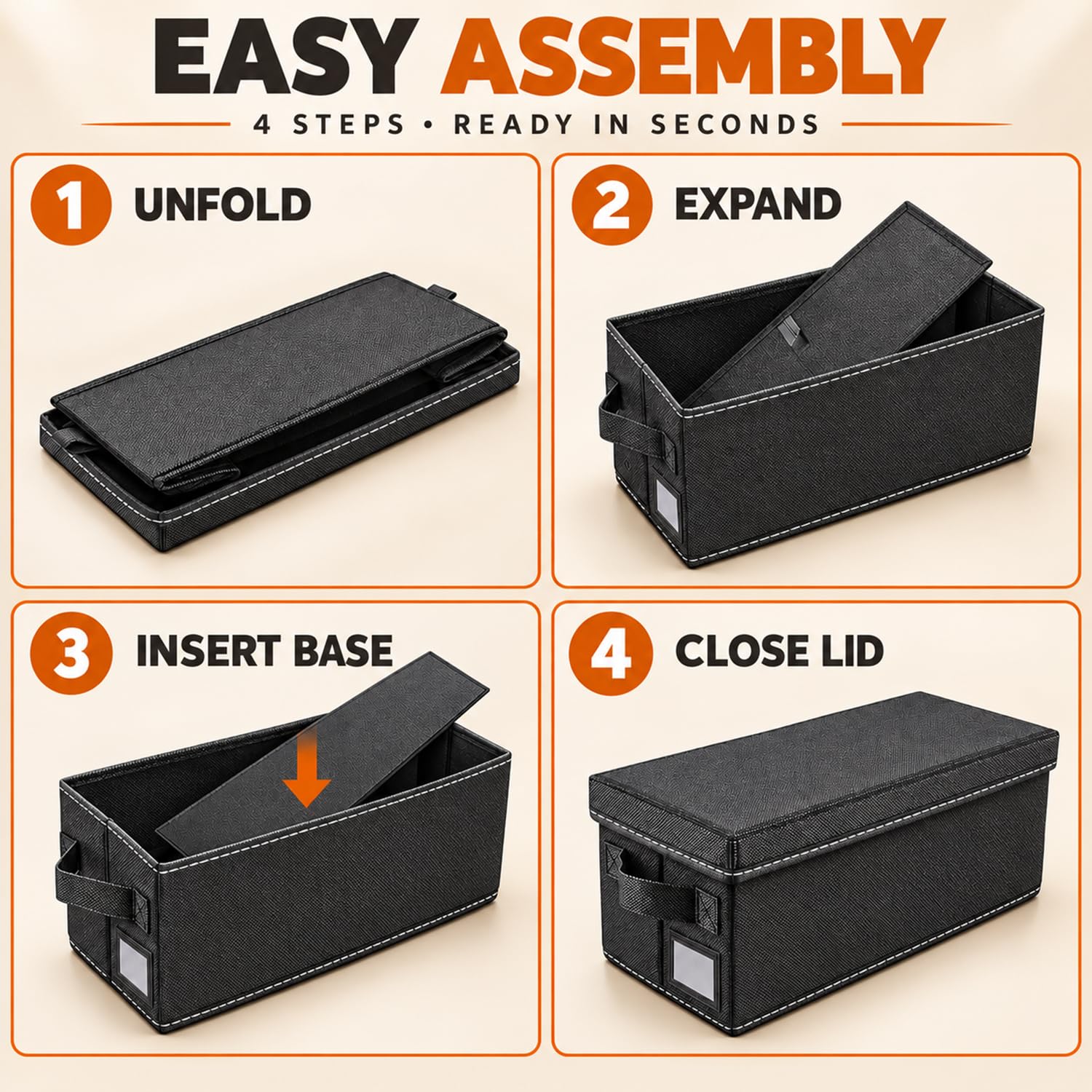 Salajory boxes arranged in a car trunk keeping media secure during travel