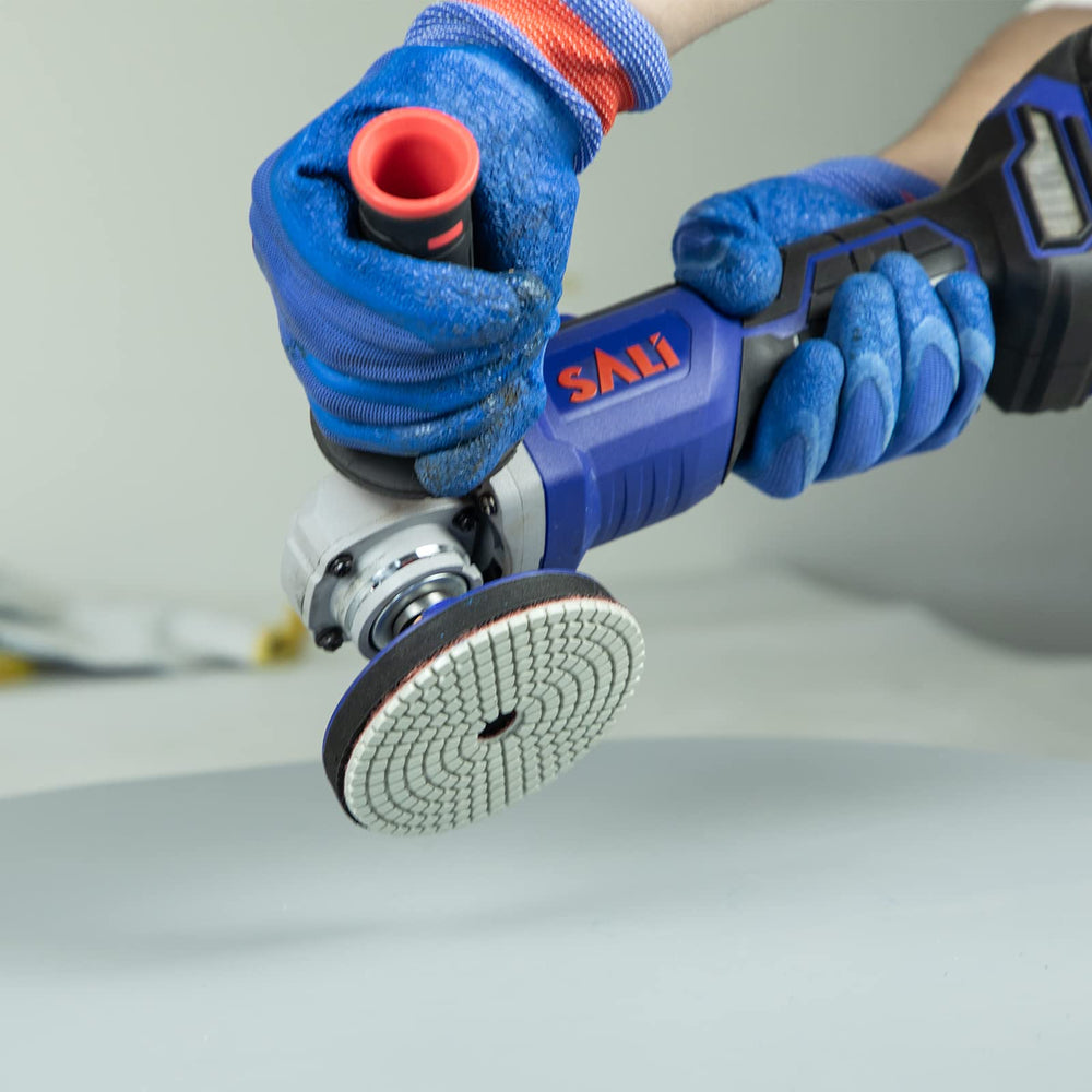 SALI hook-and-loop backing view for quick install and secure attachment
