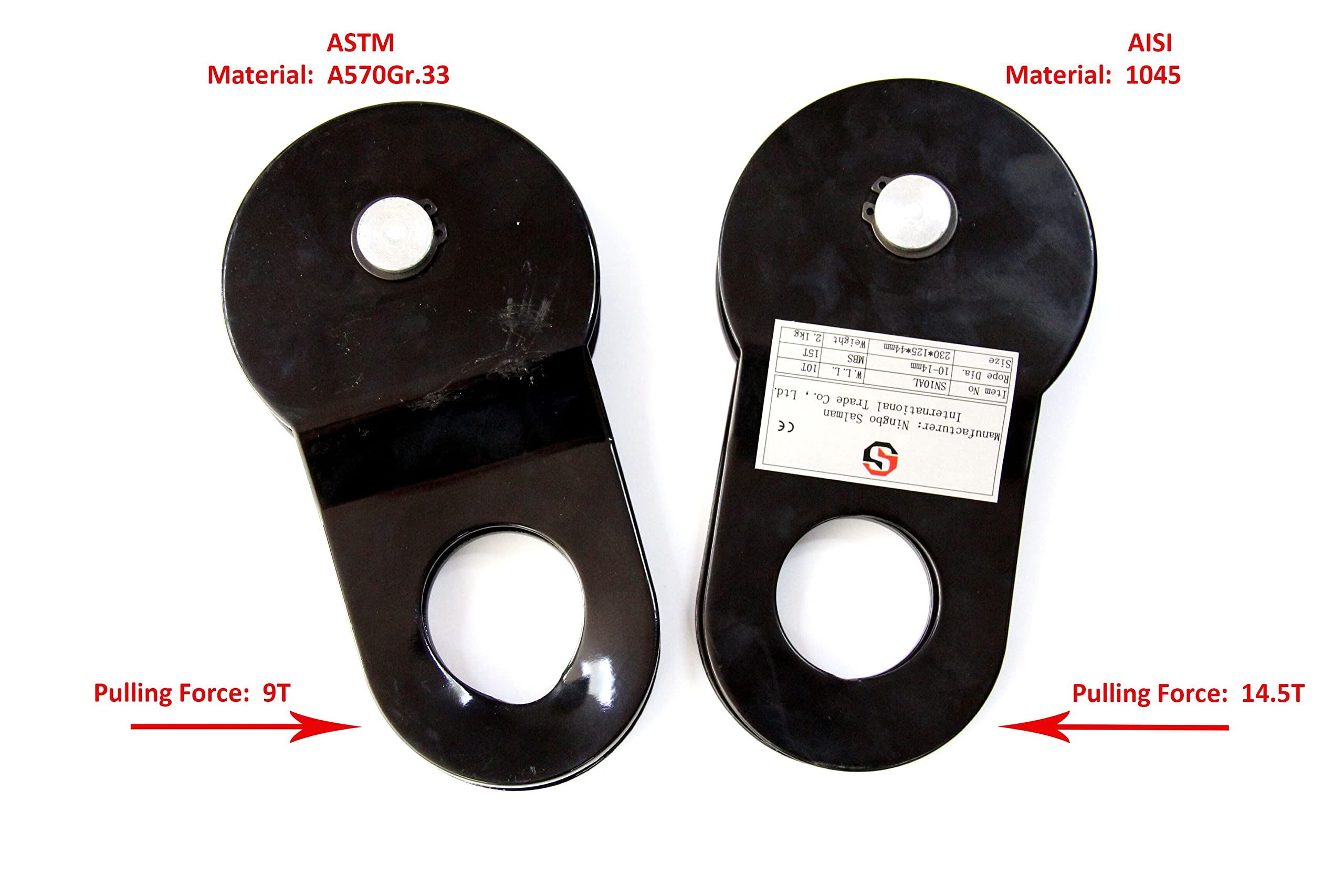 SALMAN pulley in active vehicle recovery reducing winch strain and heat buildup