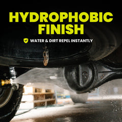 Salt Shift being sprayed on an undercarriage demonstrating corrosion defense