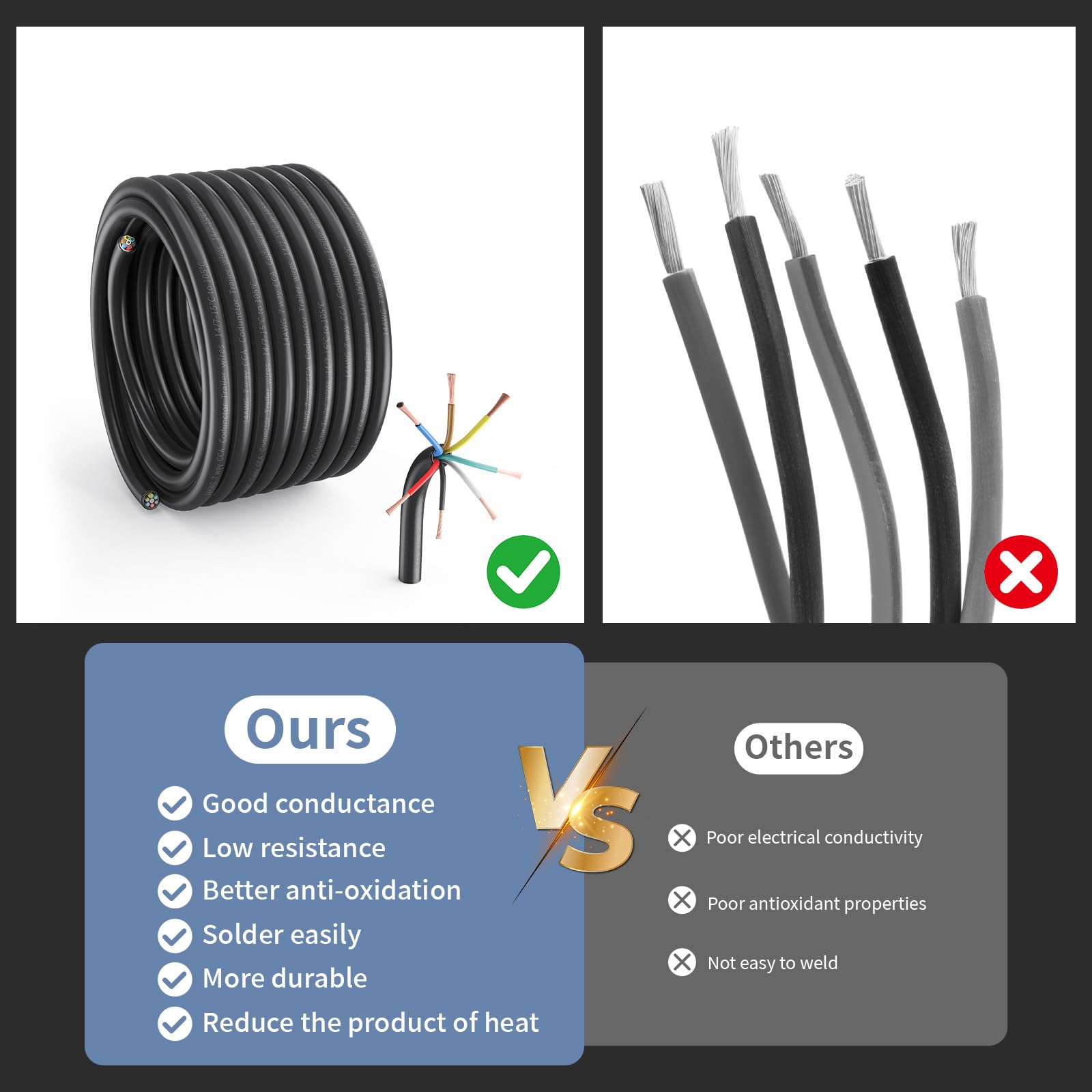 Samramra black PVC jacket texture demonstrating weather and abrasion resistance