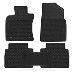 SAN AUTO front mat showing precise Camry fit and protection