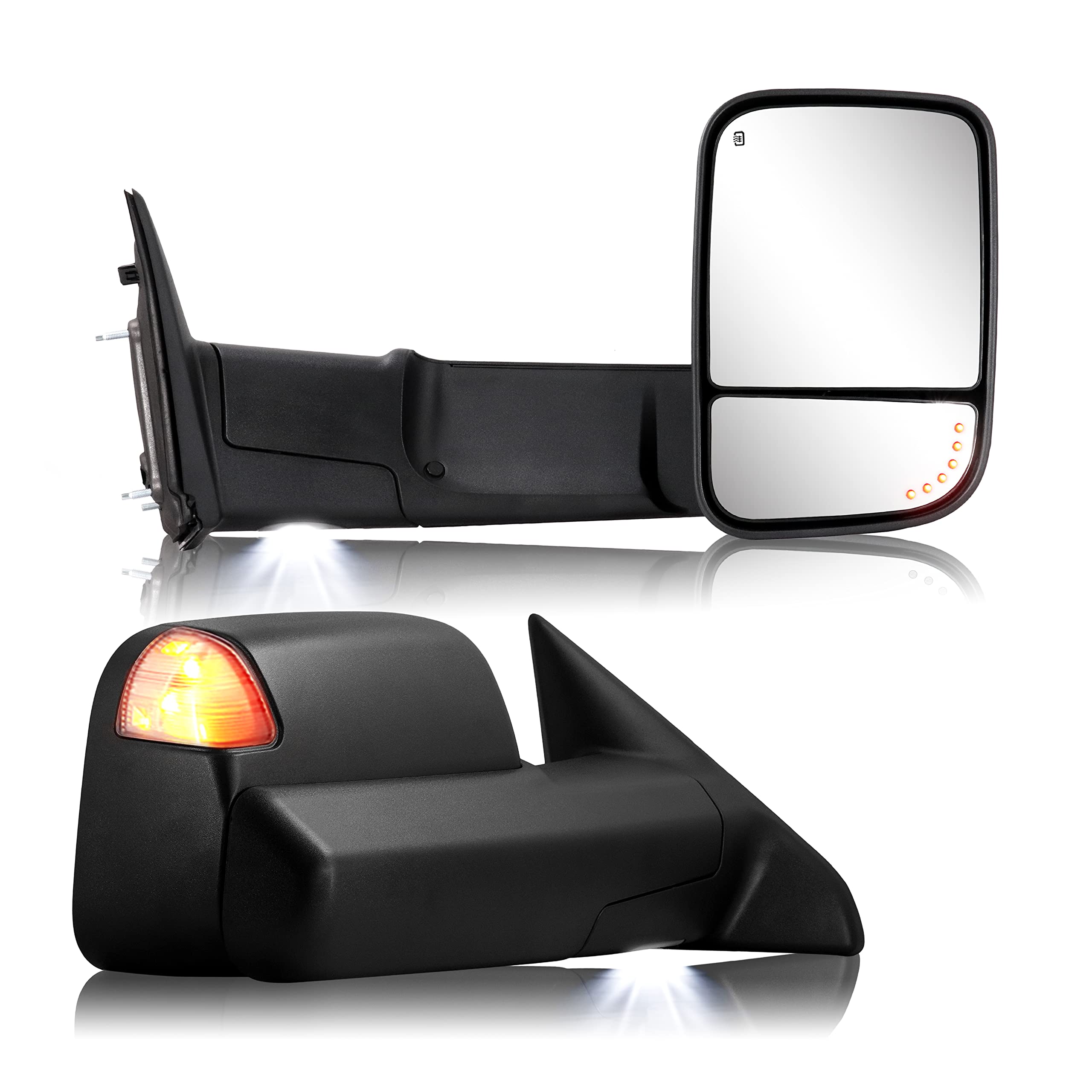 Sanooer front view pair on white background showing full towing features