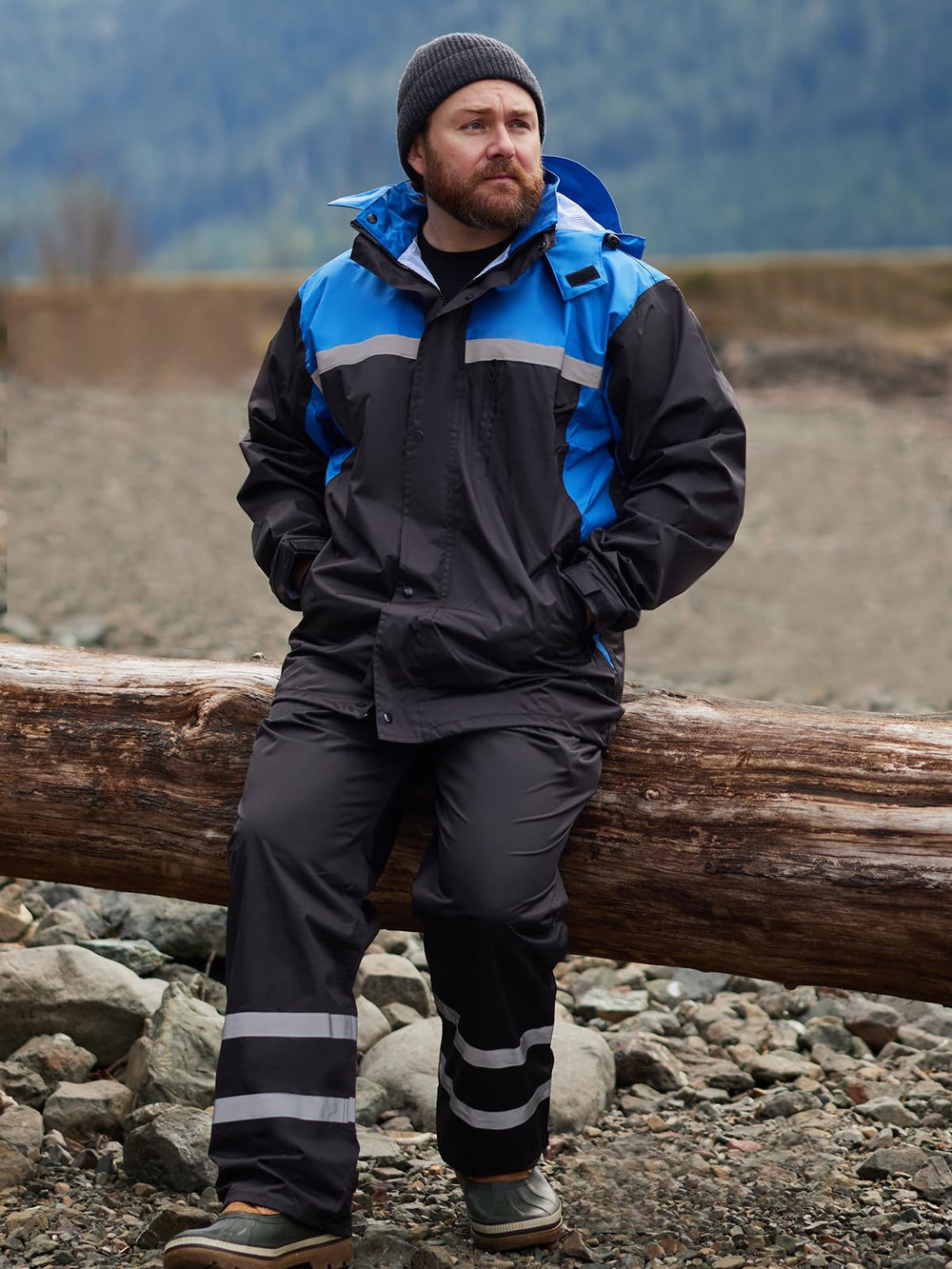 SaphiRose pants reflective stripes detail boosting nighttime visibility