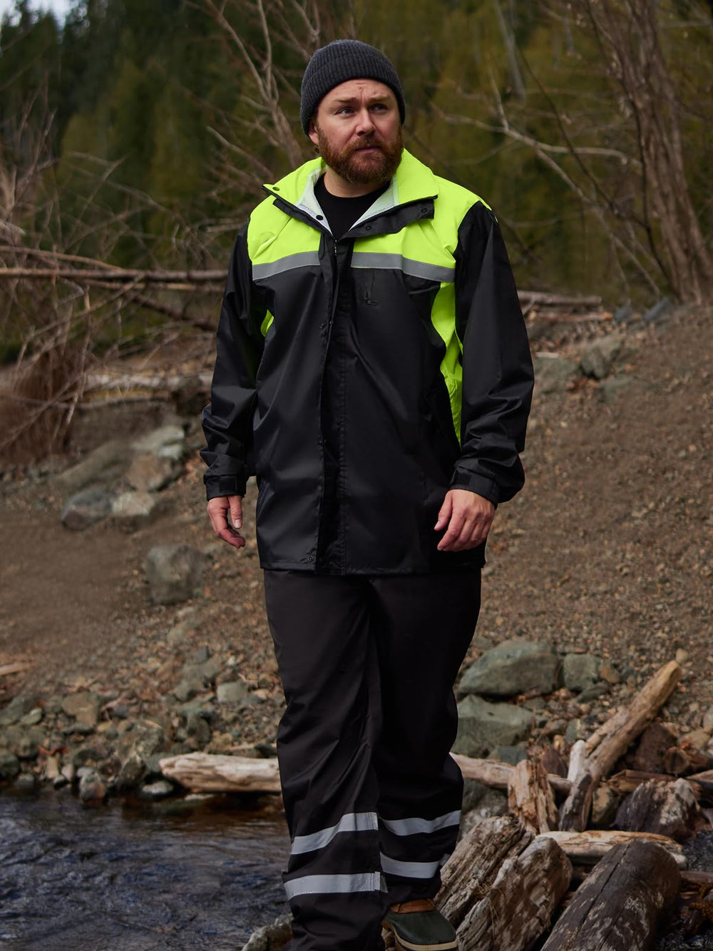 SaphiRose reflective stripes close-up enhancing visibility for safer night wear