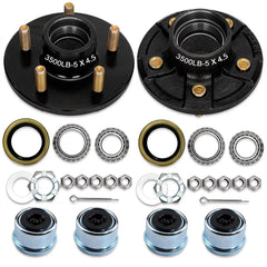 Saree front view of 5×4.5" hub kit showing complete assembly and fit clarity
