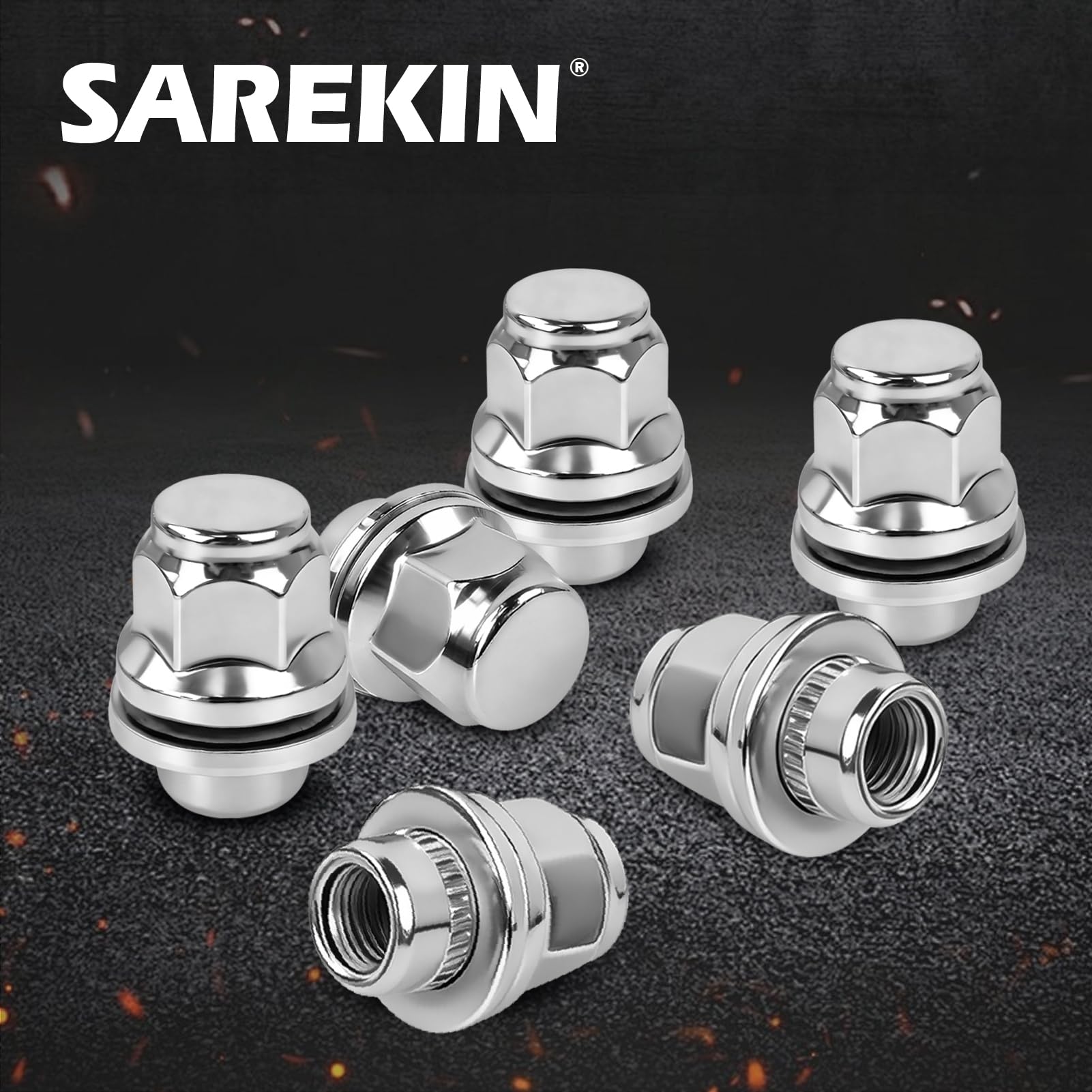 Sarekin lug nuts being hand-tightened with wrench showing safe installation method