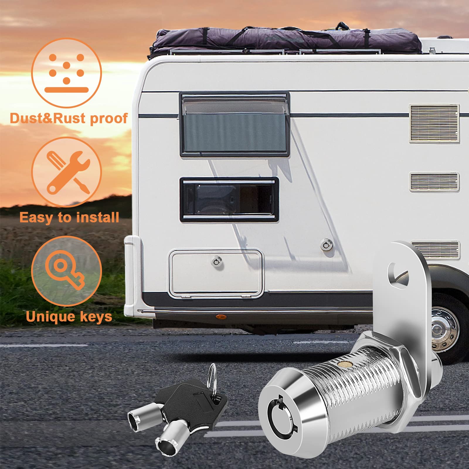 Sartatue corrosion-resistant chrome finish close-up resisting rust outdoors
