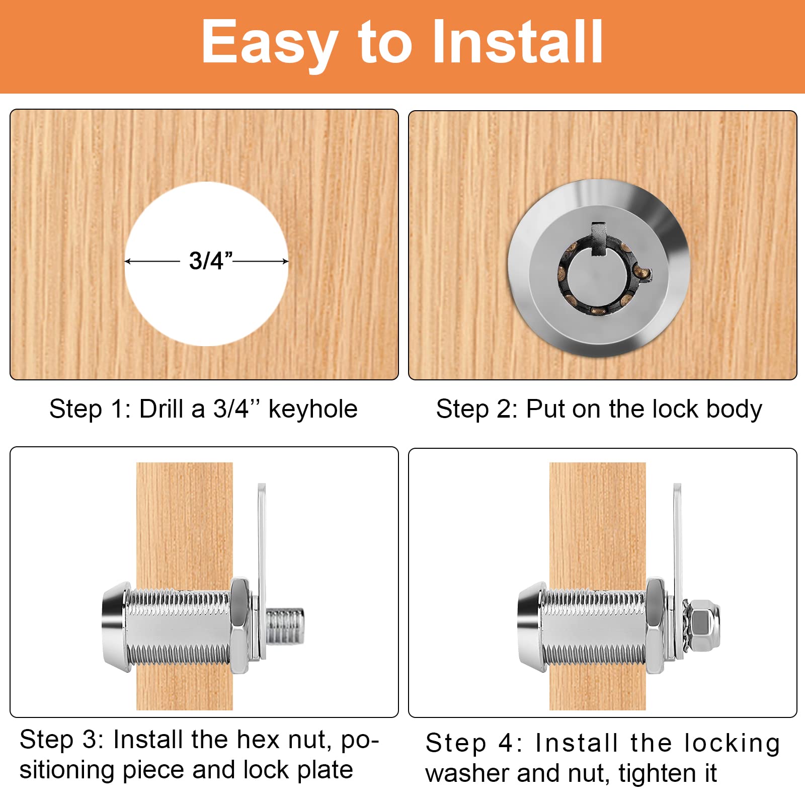 Sartatue key and lock set arrangement showing convenience of eight keys