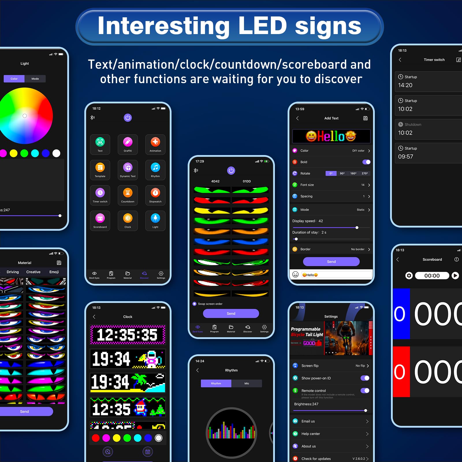 sasecgo paired to smartphone app showing customization controls and preview