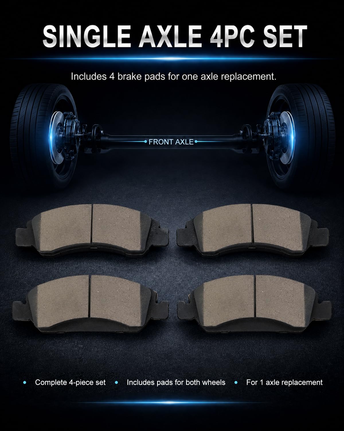 SATISFIED lifestyle SUV driverside image showing installed pads and confident driving benefit