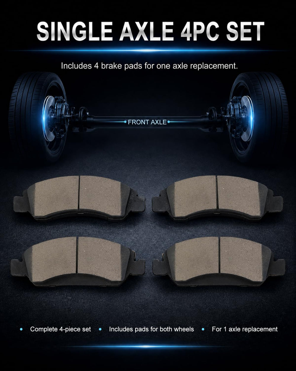 SATISFIED lifestyle SUV driverside image showing installed pads and confident driving benefit