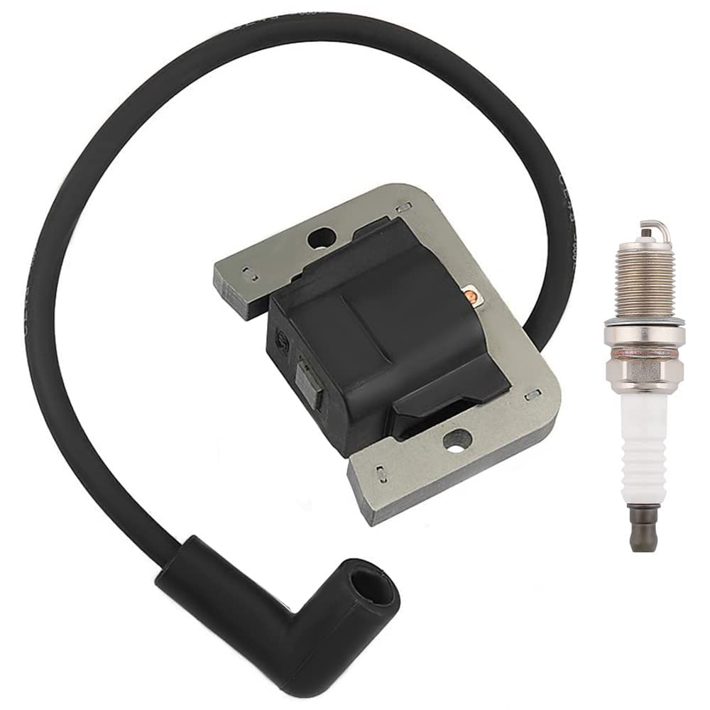 Savior coil close-up with included spark plug, ensures consistent spark