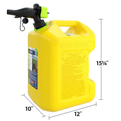 Scepter diesel can SmartControl spout detail for spill-free, precise pouring